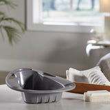 McKesson Stackable Bedpan Graphite 2 Quart / 1893 mL (1028130_CS) 50/CS