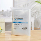 McKesson Reclosable Bag 10 X 13 Inch Polyethylene Clear Zipper Closure (864520_CS) 10/CS