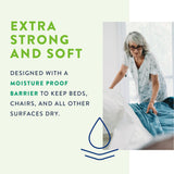 Prevail® Total Care™ Disposable Underpad 30 X 30 Inch Polyester Heavy Absorbency (1206476_BG) 25/BG