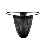Dukal Thong Panty Black Disposable (1055731_BX) 100/BX