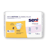 Seni® Active Classic Plus Unisex Adult Absorbent Underwear Pull On with Tear Away Seams X-Large Disposable Moderate Absorbency (1163841_PK) 14/PK