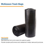 McKesson Trash Bag 56 gal. Black LLDPE 1.5 mil 43 X 47 Inch Star Seal Bottom Coreless Roll (1137659_CS) 100/CS