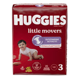 Huggies® Little Movers Unisex Baby Diaper Size 3 Disposable Moderate Absorbency (1128667_CS) 100/CS