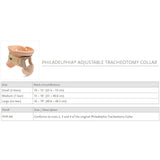 Ossur® Philadelphia® Rigid Cervical Collar Preformed Adult One Size Fits Most Two-Piece / Trachea Opening Adjustable Height 10 to 19 Inch Neck Circumference (812385_EA) 1/EA
