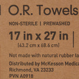McKesson O.R. Towel 17 W X 27 L Inch Blue NonSterile (1118996_CS) 100/CS