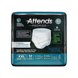 Attends® Premier Unisex Adult Absorbent Underwear Pull On with Tear Away Seams 2X-Large Disposable Heavy Absorbency (1226422_BG) 10/BG