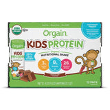 Orgain® Kids Protein™ Organic Nutritional Shake Pediatric Oral Supplement Chocolate Flavor 8.25 oz. Carton Liquid Organic (1100496_CS) 12/CS