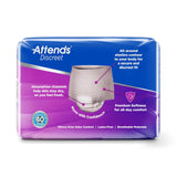 Attends® Discreet Female Adult Absorbent Underwear Pull On with Tear Away Seams Medium Disposable Heavy Absorbency (1039110_BG) 20/BG