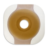 New Image™ Flat CeraPlus™ Ostomy Barrier Precut, Extended Wear Adhesive Tape Borders 1-3/4 Inch Flange Green Code 7/8 Inch Opening (1195892_BX) 5/BX