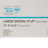 ComfortFoam™ Border Foam Dressing 9 X 9 Inch With Border Waterproof Backing Silicone Adhesive Sacral Sterile (946565_EA) 1/EA