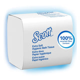Scott® Control HBT Toilet Tissue White 2-Ply Standard Size Folded 250 Sheets 4-1/2 X 8-1/10 Inch (499135_CS) 36/CS