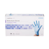 McKesson Confiderm® 3.8 Exam Glove Large NonSterile Nitrile Standard Cuff Length Textured Fingertips Blue Not Rated (921613_BX) 100/BX