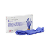 McKesson Confiderm® 3.0 Exam Glove Small NonSterile Nitrile Standard Cuff Length Textured Fingertips Blue Not Rated (1107940_BX) 100/BX