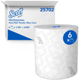 Scott® MOD Blue Paper Towel Hardwound Roll 7-1/2 Inch X 1150 Foot (1031758_CS) 6/CS