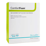 ComfortFoam™ Foam Dressing 4 X 8 Inch Without Border Film Backing Silicone Face Rectangle Sterile (946532_EA) 1/EA