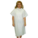 Comfort Concepts Patient Exam Gown One Size Fits Most Snowflake Print Reusable (880850_EA) 1/EA