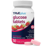 TRUEplus™ Glucose Supplement 50 per Bottle Chewable Tablet Raspberry Flavor (852891_BT) 50/BT