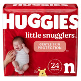 Huggies® Little Snugglers Unisex Baby Diaper Newborn Disposable Heavy Absorbency (411271_CS) 288/CS