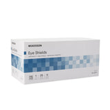 McKesson Eye Shield Side Shield Clear Tint Blue / Clear Frame Over Ear One Size Fits Most (1052254_CS) 100/CS