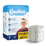 Comfees® Unisex Baby Diaper Size 7 Disposable Moderate Absorbency (907036_BG) 20/BG