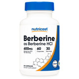 nutricost® Dietary Supplement Berberine 600 mg Strength Capsule 60 Per Bottle (1270245_BT) 1/BT