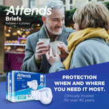 Attends® Advanced Unisex Adult Incontinence Brief X-Large Disposable Heavy Absorbency (950226_CS) 60/CS