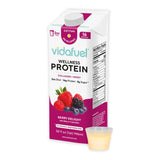 Vida Fuel Wellness Protein Oral Supplement Berry Delight Flavor Liquid 32 oz. Reclosable Carton (1244683_CS) 6/CS