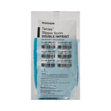 McKesson Terries™ Slipper Socks Unisex Adult One Size Fits Most Double Tread Single Patient Use Teal (558994_PR) 1/PR