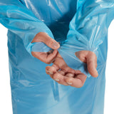 McKesson Protective Procedure Gown One Size Fits Most Blue NonSterile Not Rated Disposable (1247975_CS) 75/CS