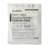 McKesson Perry® Surgical Glove Size 7 Sterile Latex Standard Cuff Length Smooth Brown Not Chemo Approved (1044730_CS) 200/CS