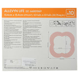 Allevyn Life Foam Dressing 6-1/16 X 6-1/16 Inch With Border Film Backing Silicone Gel Adhesive Quadrilobe Sterile (834487_BX) 10/BX