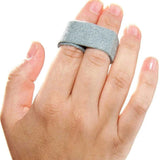 3pp® Buddy Loops® Finger Wrap Splint Adult One Size Fits Most Hook and Loop Strap Closure Finger Gray (894835_BX) 25/BX