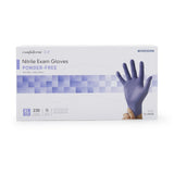 McKesson Confiderm® 3.0 Exam Glove X-Large NonSterile Nitrile Standard Cuff Length Textured Fingertips Blue Not Rated (957804_BX) 1/BX