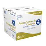 Secure Strip™ Skin Closure Strip 1/2 X 2-3/4 Inch Plastic Butterfly Closure White (670176_CS) 2400/CS