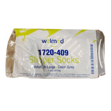 Welmed Slipper Socks Unisex Adult X-Large Single Tread Single Patient Use Gray (802643_CS) 48/CS