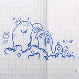 McKesson Procedure Towel 13 W X 18 L Inch White / Blue Cartoon Toes NonSterile (1069097_CS) 500/CS