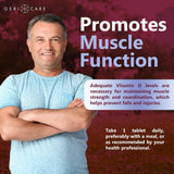 Geri-Care® Vitamin Supplement Vitamin D3 1,000 IU Strength Tablet 100 per Bottle (866980_BT) 1/BT