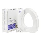 McKesson Raised Toilet Seat 4 Inch Height Standard / Elongated 400 lbs. Weight Capacity (1095384_EA) 1/EA