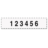 Trodat® Professional Self-Inking Numberer, Six Bands/Digits, Type Size: 1 1/2, Black (USST5546) Each