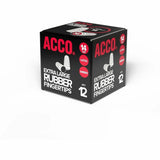 ACCO Rubber Finger Tips, 14 (X-Large), Amber, Dozen (ACC54014) Box of 12