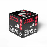 ACCO Rubber Finger Tips, #11 with 0.56" Diameter, Smal Amber, 12/Box (ACC54031) Box of 12