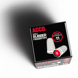 ACCO Rubber Finger Tips, #11 with 0.56" Diameter, Smal Amber, 12/Box (ACC54031) Box of 12