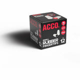 ACCO Rubber Finger Tips, #11 with 0.56" Diameter, Smal Amber, 12/Box (ACC54031) Box of 12