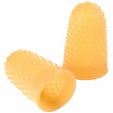 ACCO Rubber Finger Tips, #11.5 with 0.63" Diameter, Medium, Amber, 12/Box (ACC54035) Box of 12