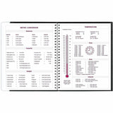 Brownline Pre-Vu Weekly Planner, January 2027 to December 2027, 6 3/4" x 8 1/2" (REDCB920BLK) Each