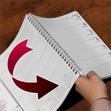 Brownline Pre-Vu Weekly Planner, January 2027 to December 2027, 6 3/4" x 8 1/2" (REDCB920BLK) Each