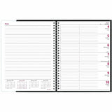 Brownline Pre-Vu 12-Month Weekly Planner, January 2027 to December 2027, 8 1/2" x 11" (REDCB925BLK) Each