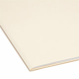 Smead 1/3 Tab Cut Letter Recycled Top Tab File Folder, 8 1/2" x 11", 3/4" Expansion, Manila, 100/Box (SMD10336) Box of 100