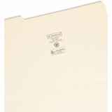 Smead 1/3 Tab Cut Legal Recycled Top Tab File Folder, 8 1/2" x 14", 3/4" Expansion, Manila, 100/Box (SMD15335) Box of 100