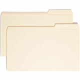 Smead 1/3 Tab Cut Legal Recycled Top Tab File Folder, 8 1/2" x 14", 3/4" Expansion, Manila, 100/Box (SMD15337) Box of 100